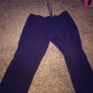 Black joggers